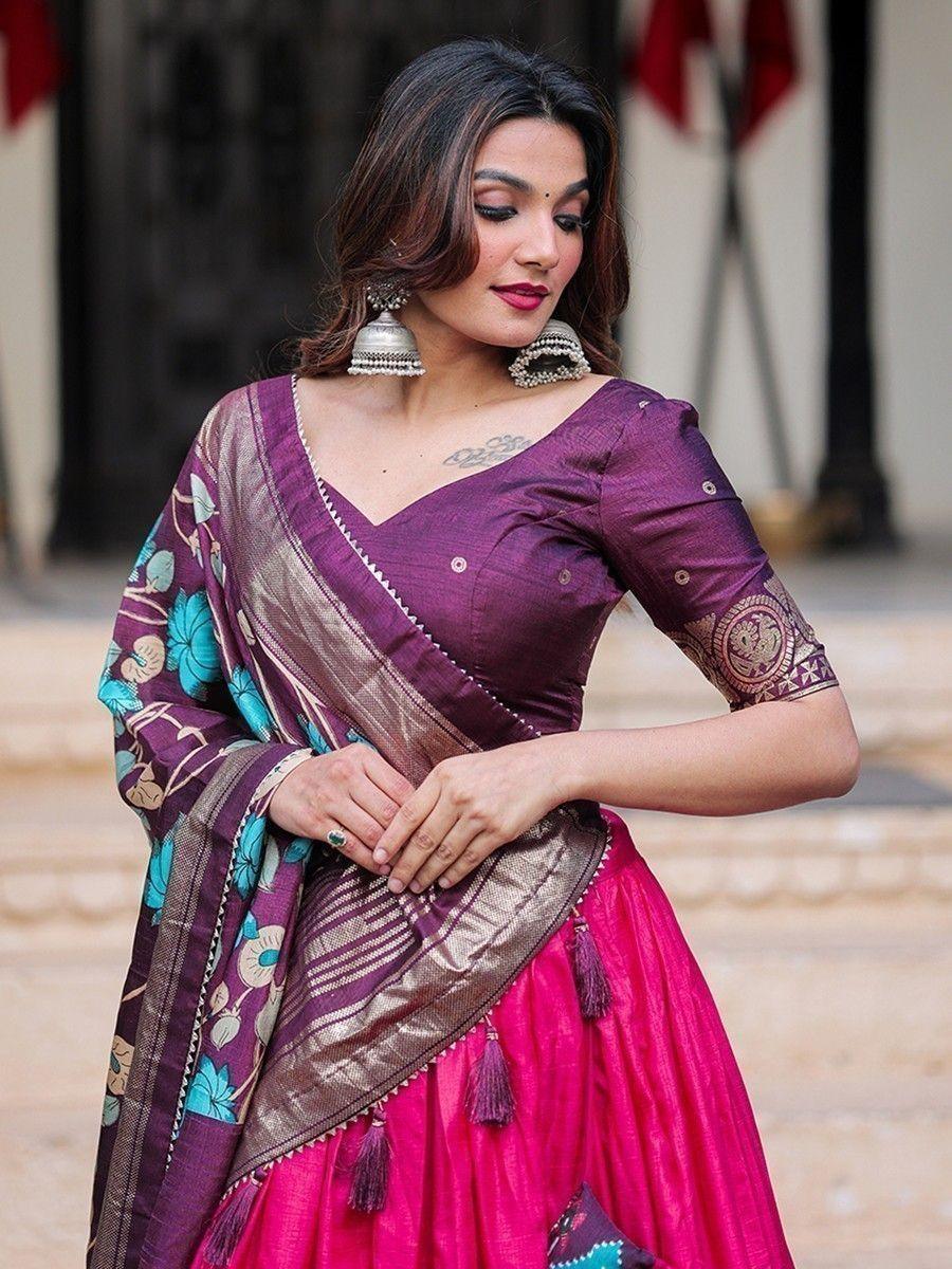 Marvelous Pink Patola Printed Silk Occasion Wear Lehenga Choli