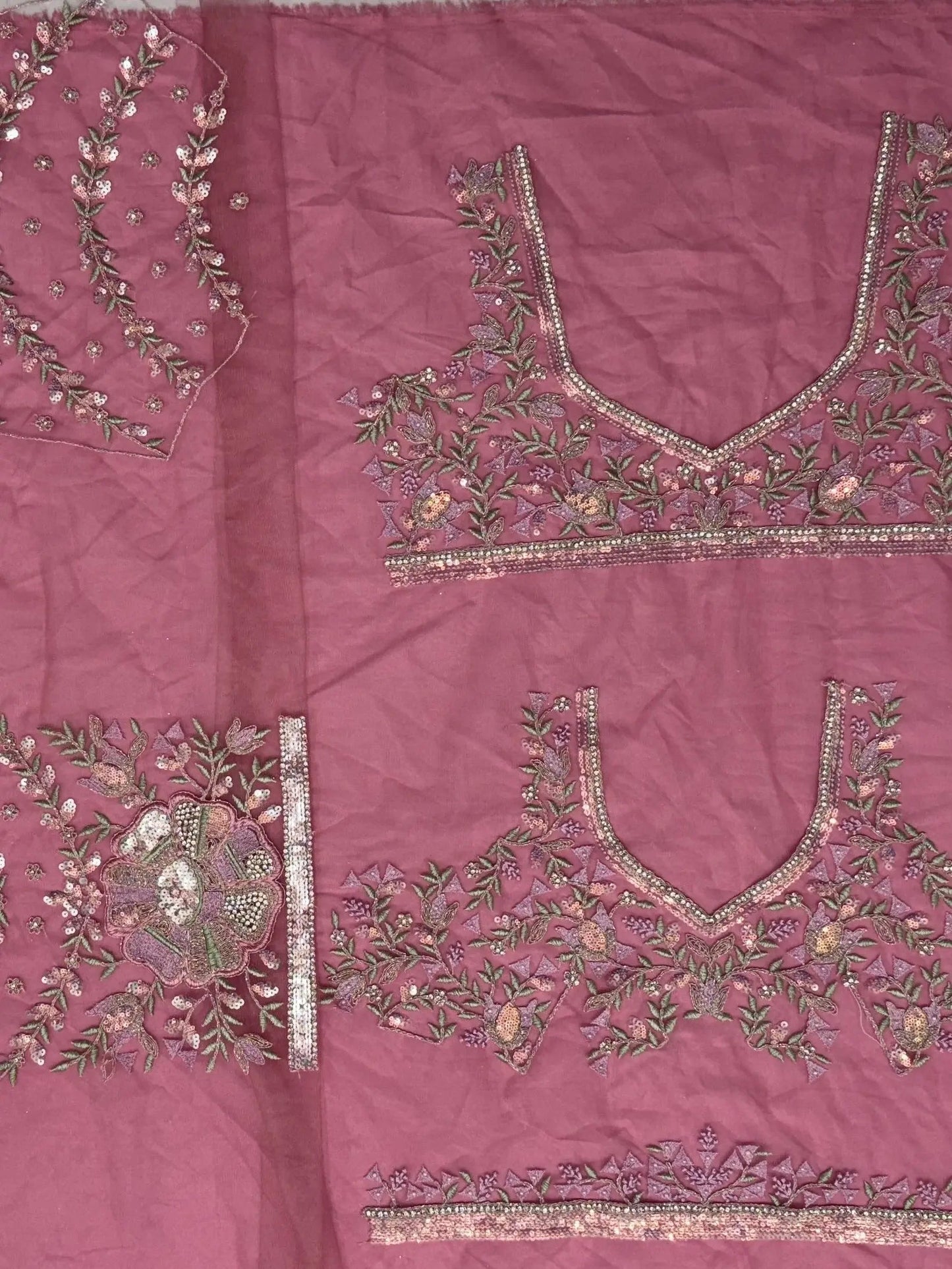 Tremendous Pink Dori Embroidery Net Bridesmaid Lehenga Choli