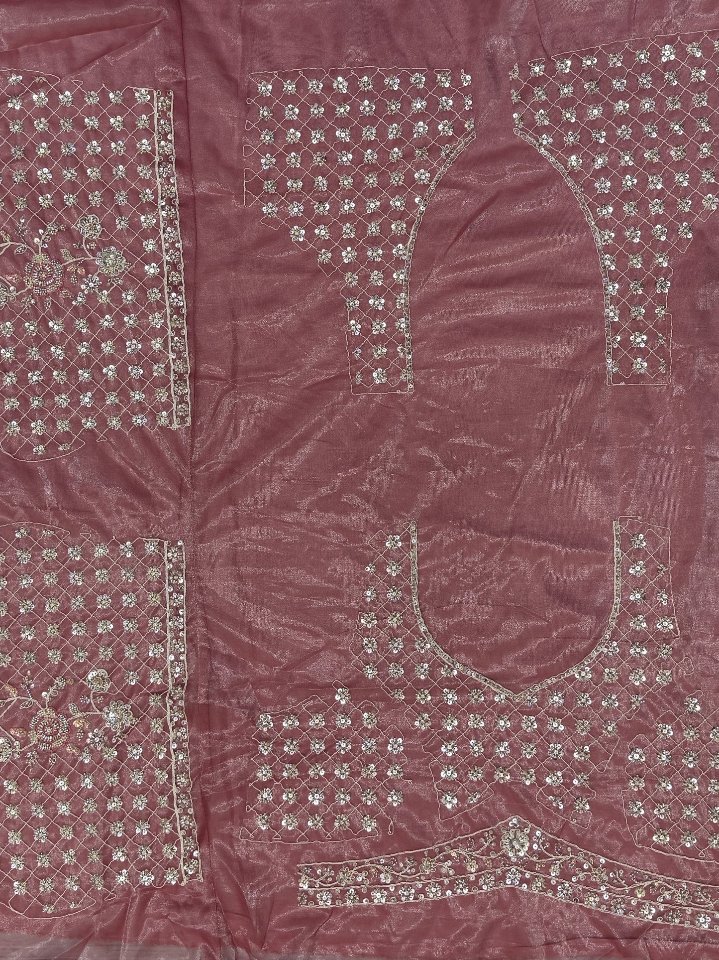 Adorable Pink Hand Work Net Bridal Wear Lehenga Choli With Dupatta