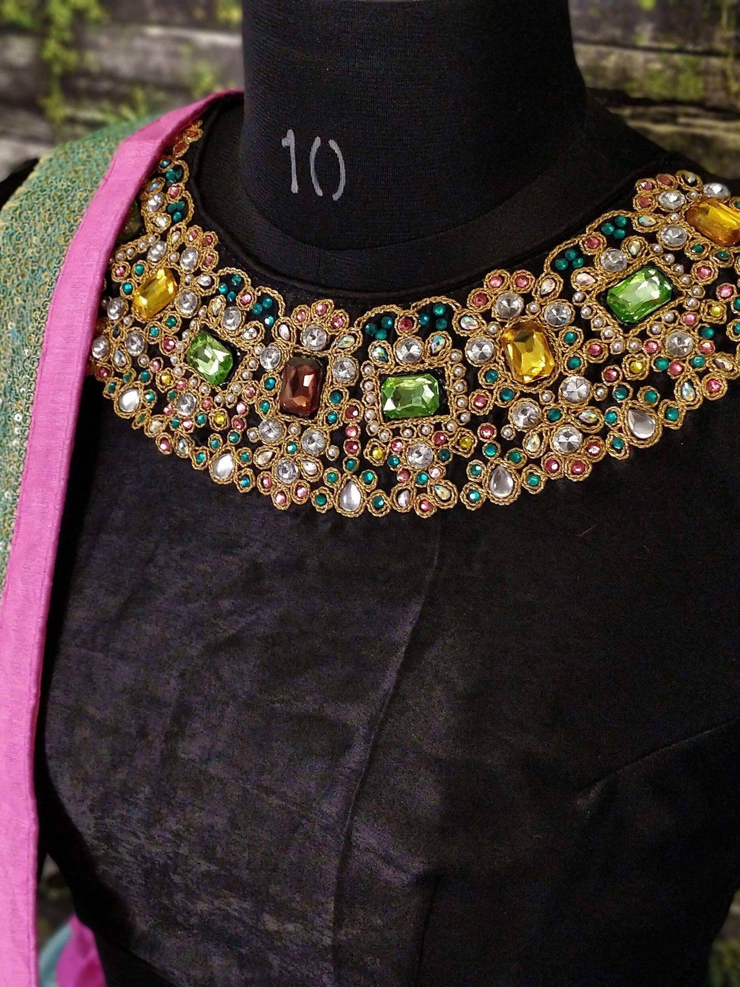 Dazzling Floral Printed Multi-Color Lehenga Skirt with Velvet Blouse - Zeel Clothing