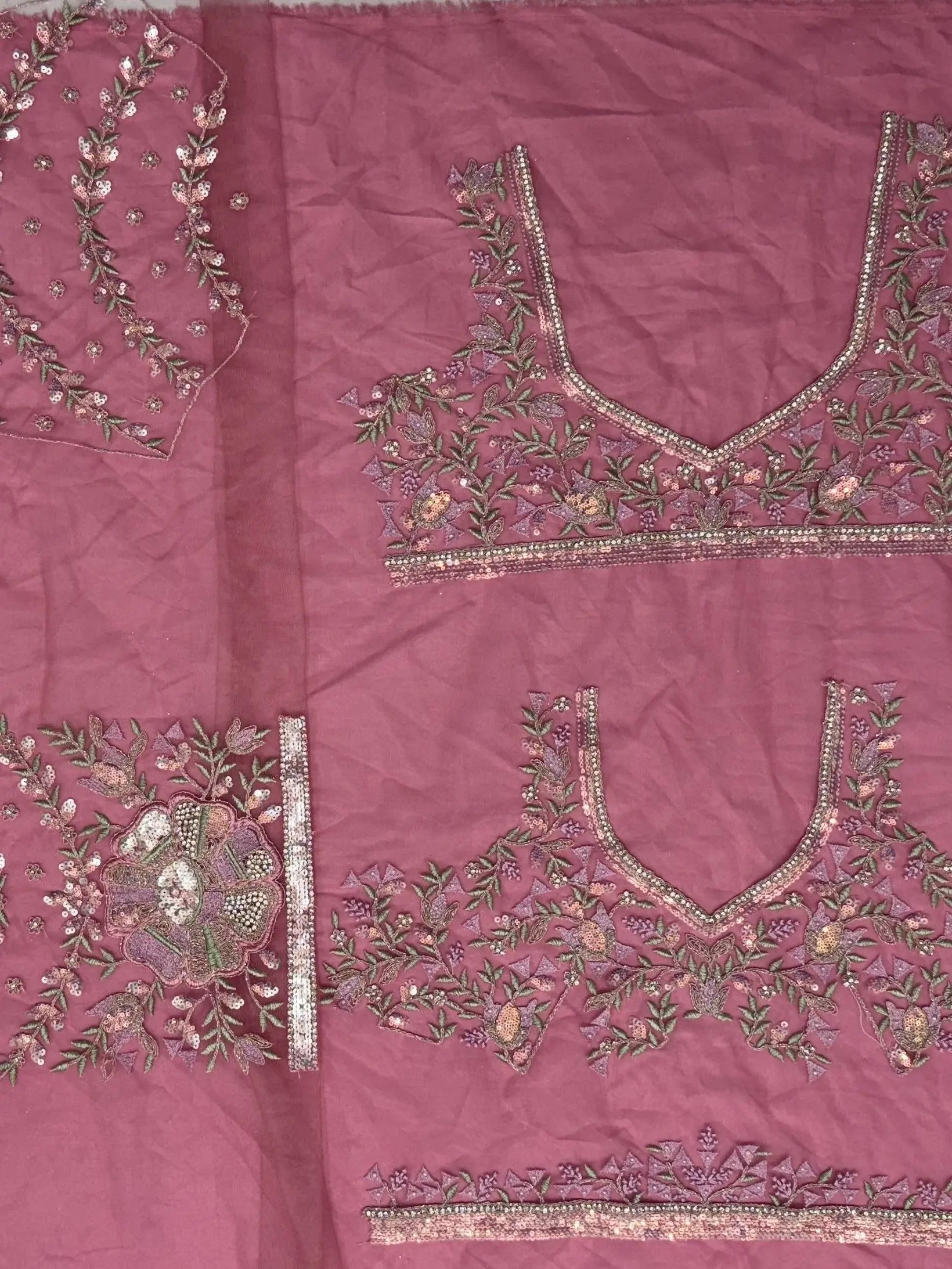 Tremendous Pink Dori Embroidery Net Bridesmaid Lehenga Choli