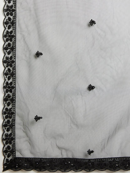 Stunning Black Sequins Party Wear Lehenga Choli With Net Dupatta