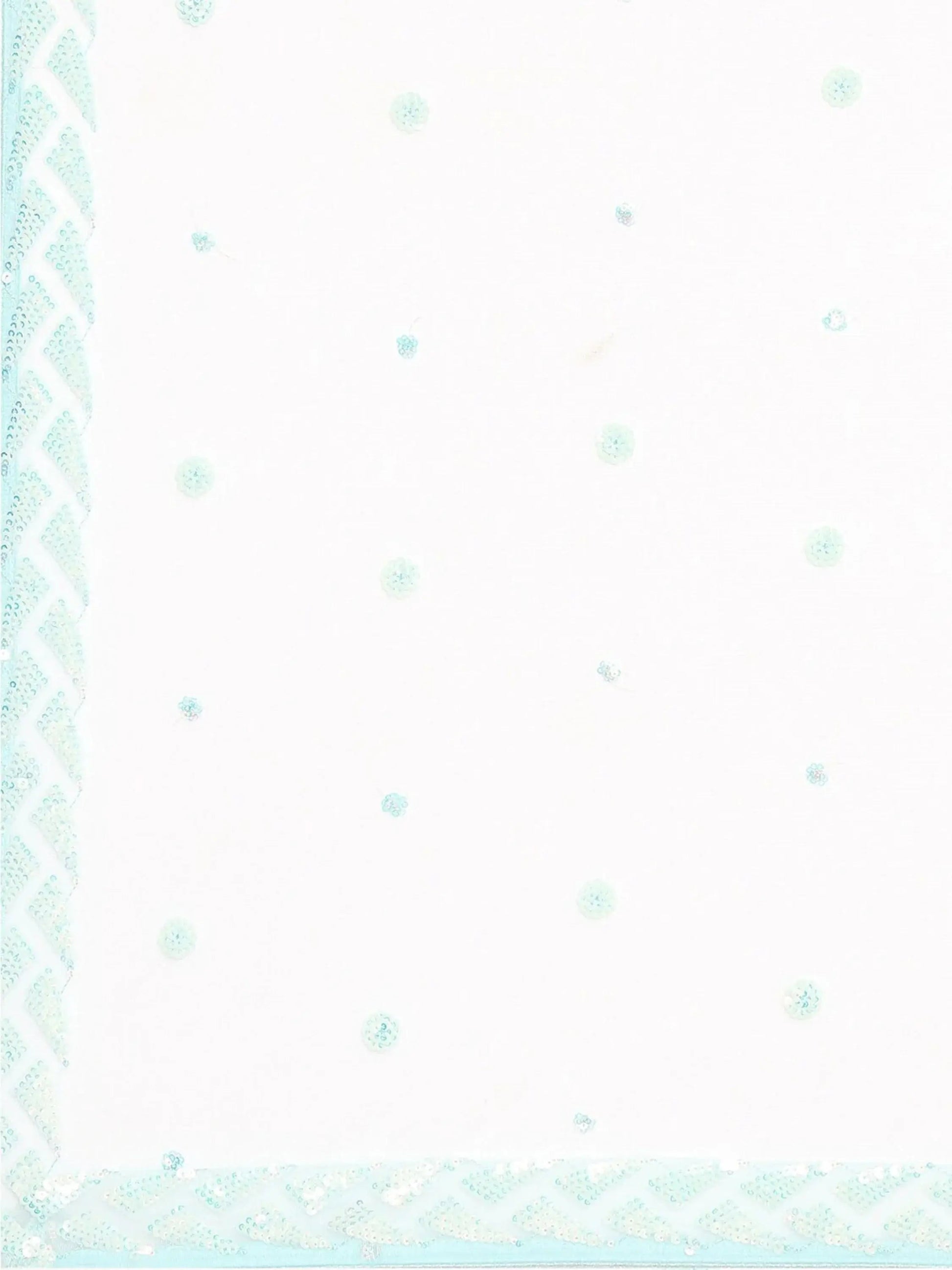 Attractive Sky Blue Sequins Net Designer Lehenga Choli With Dupatta