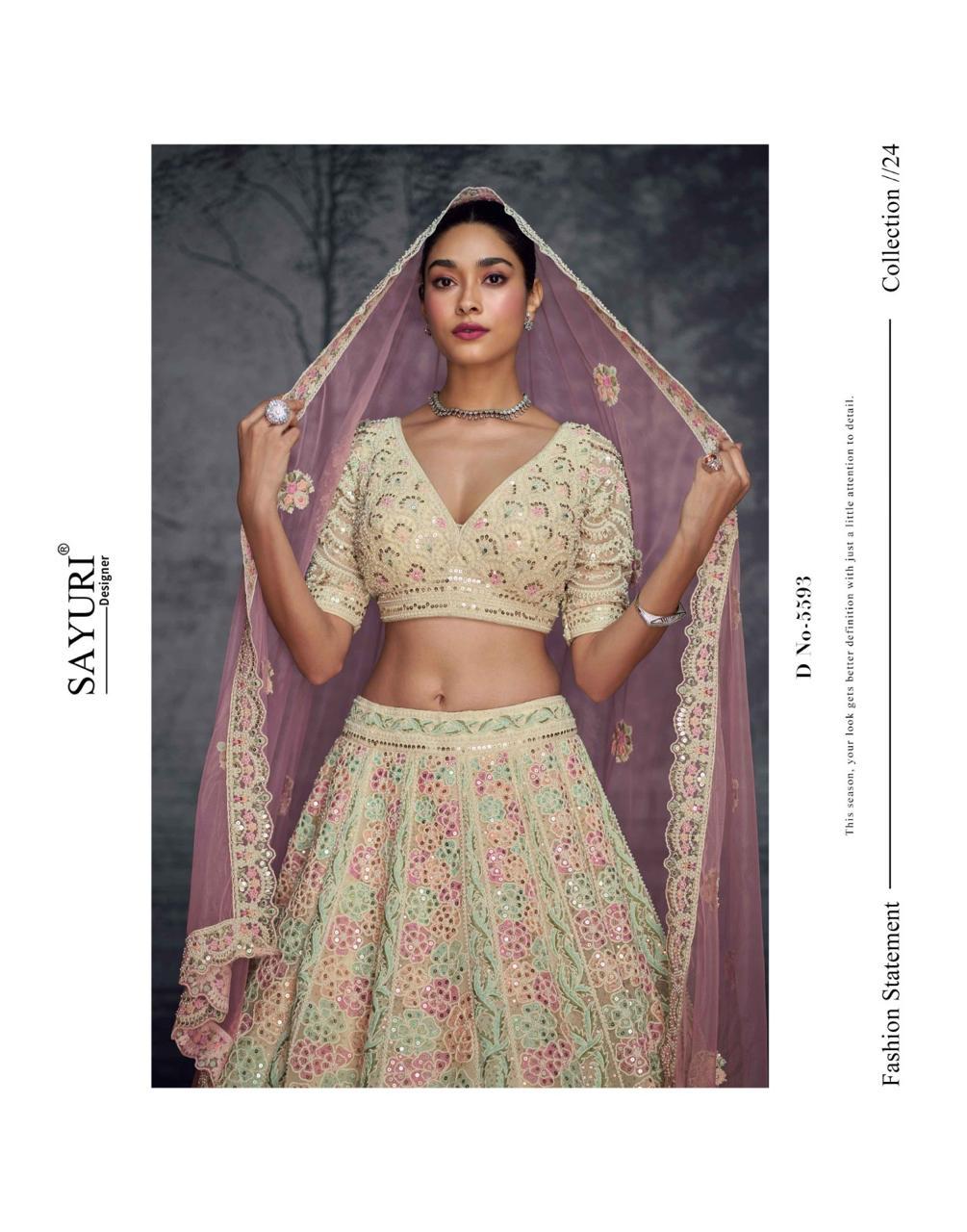 SAYURI DESIGNER PRESENT EXCLUSIVE WEDDING COLLECTION GLAMOUR LEHENGA