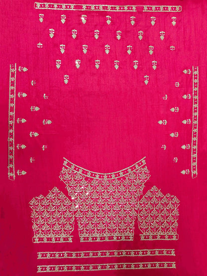 Precious Hot Pink Sequins Embroidered georgette Event Wear Lehenga Choli