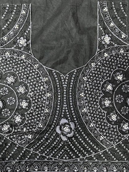 Astonishing Black Thread Work Net Reception Wear Lehenga Choli - Zeel Clothing