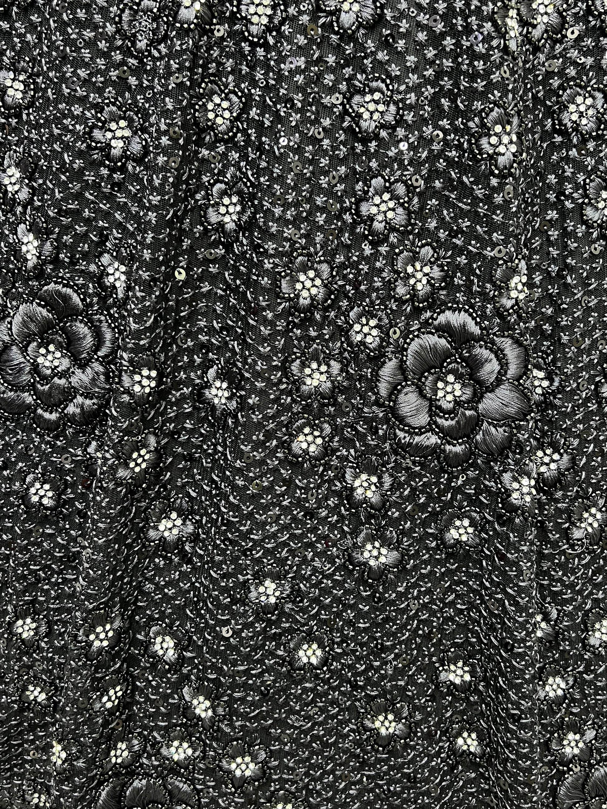 Astonishing Black Thread Work Net Reception Wear Lehenga Choli - Zeel Clothing