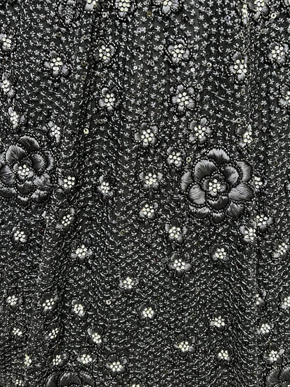 Astonishing Black Thread Work Net Reception Wear Lehenga Choli - Zeel Clothing