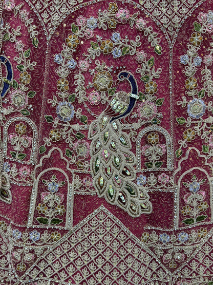 Awesome Pink Sequins Net Engagement Wear Lehenga Choli - Zeel Clothing
