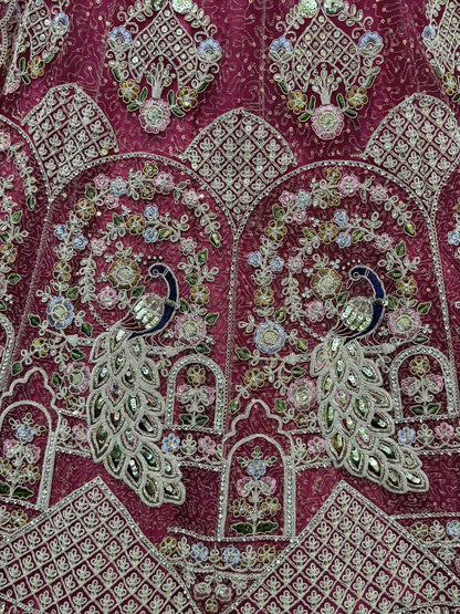 Awesome Pink Sequins Net Engagement Wear Lehenga Choli - Zeel Clothing