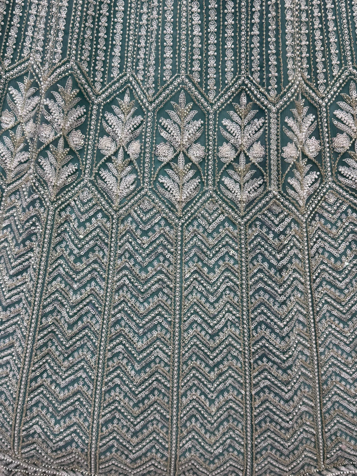 Awesome Sky Blue Hand Work Net Bridesmaid Lehenga Choli - Zeel Clothing