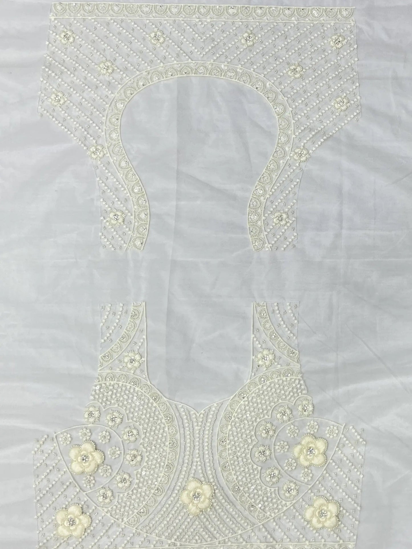 Beautiful White Thread Work Net Designer Lehenga Choli With Dupatta - Zeel Clothing