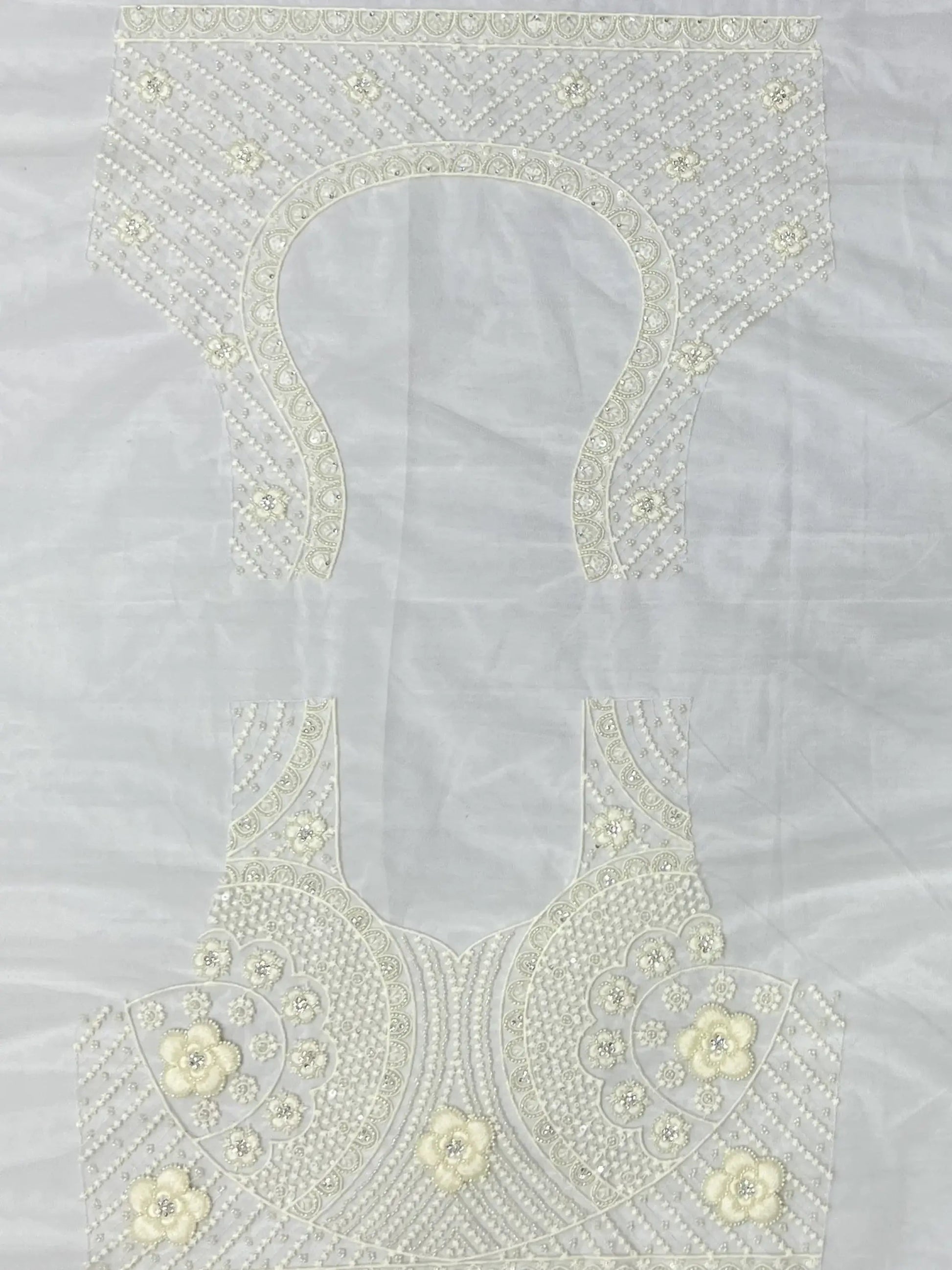 Beautiful White Thread Work Net Designer Lehenga Choli With Dupatta - Zeel Clothing