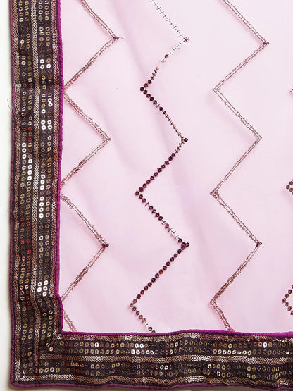 Captivating Purple Sequins Art Silk Events Wear Lehenga Choli - Zeel Clothing