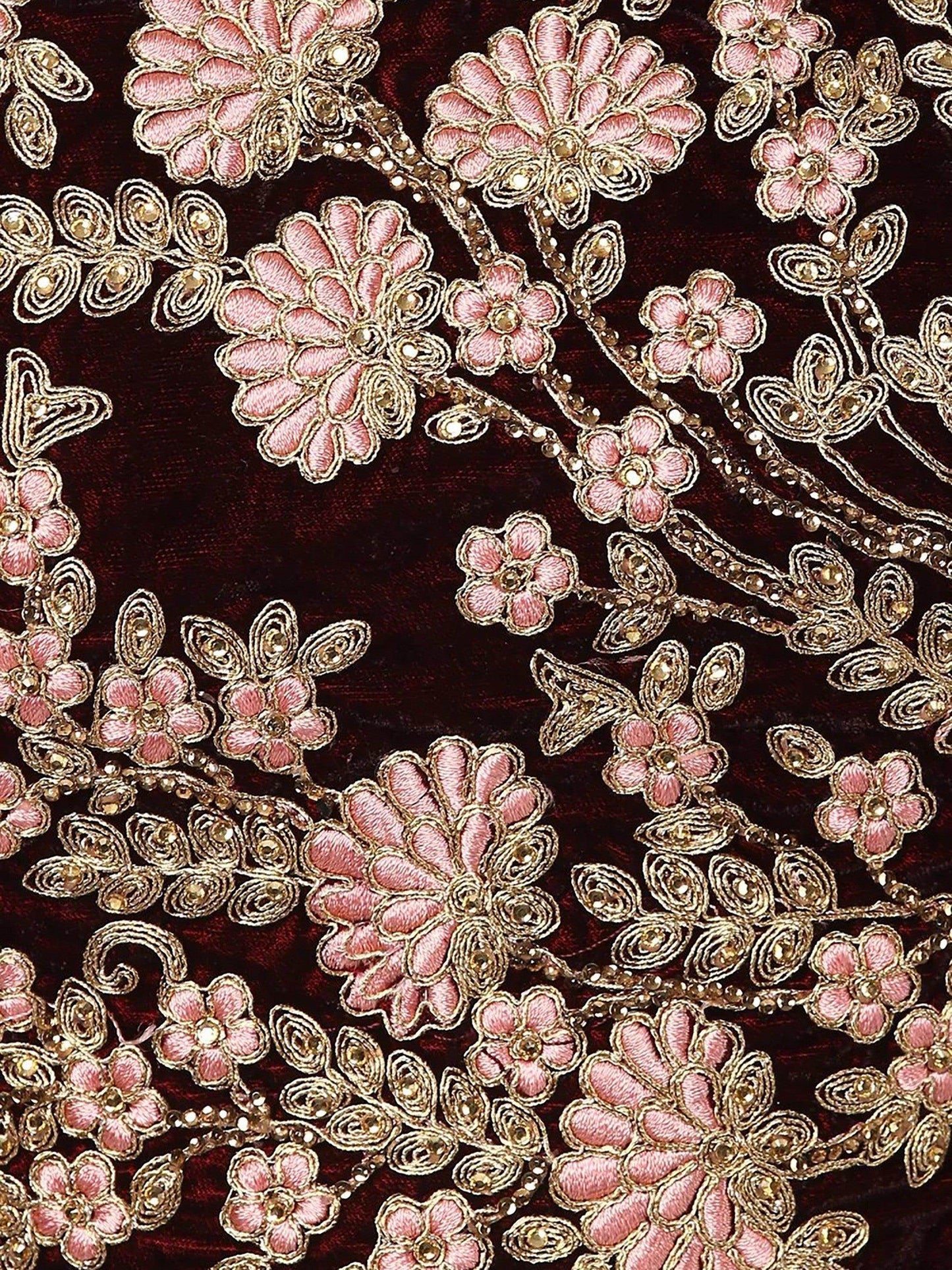 Exceptional Maroon Colored Wedding Wear Embroidered Lehenga Choli - Zeel Clothing