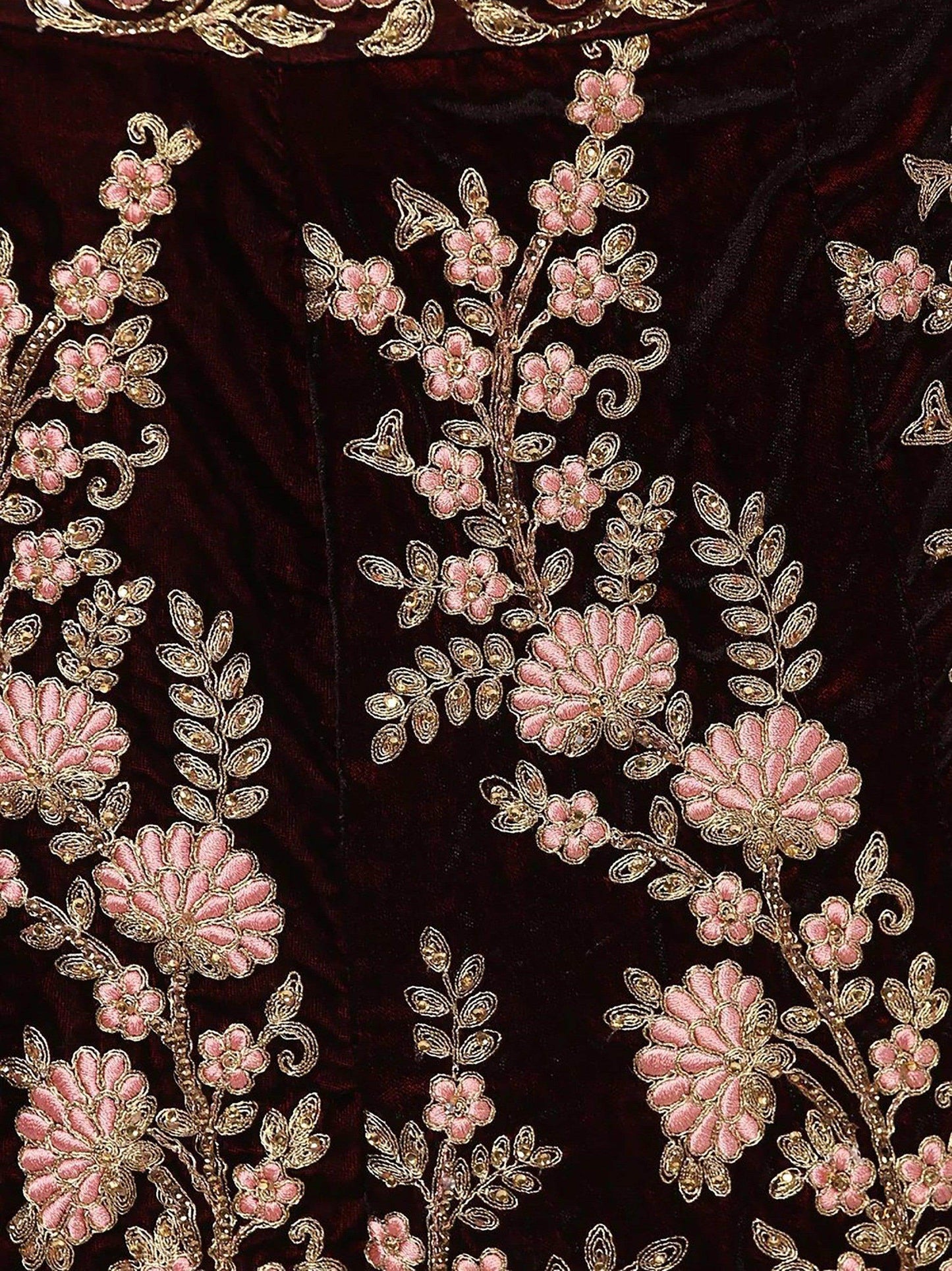 Exceptional Maroon Colored Wedding Wear Embroidered Lehenga Choli - Zeel Clothing