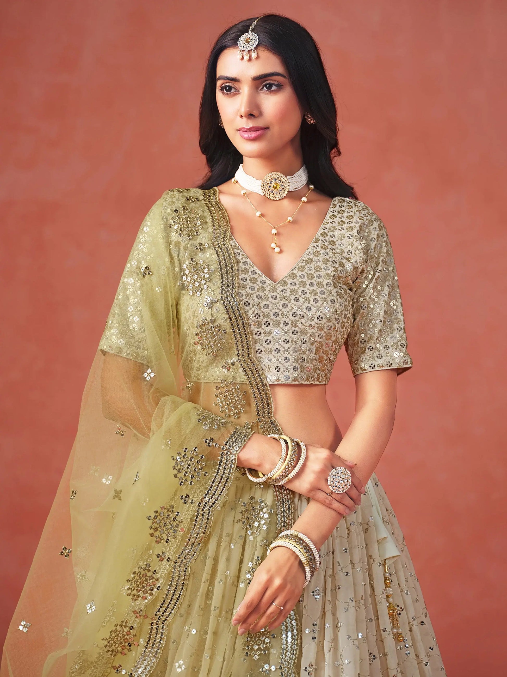 Incredible Yellow Zari Embroidery Designer Lehenga Choli - Zeel Clothing