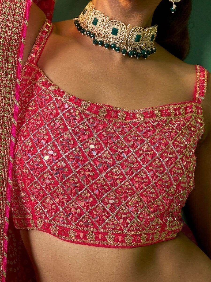 Marvelous Mustard Yellow Sequins Georgette Lehenga Choli with Dupatta - Zeel Clothing