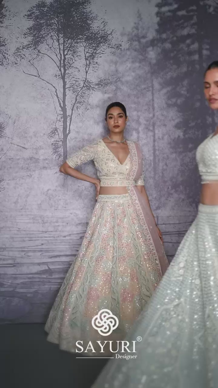 SAYURI DESIGNER PRESENT EXCLUSIVE WEDDING COLLECTION GLAMOUR LEHENGA