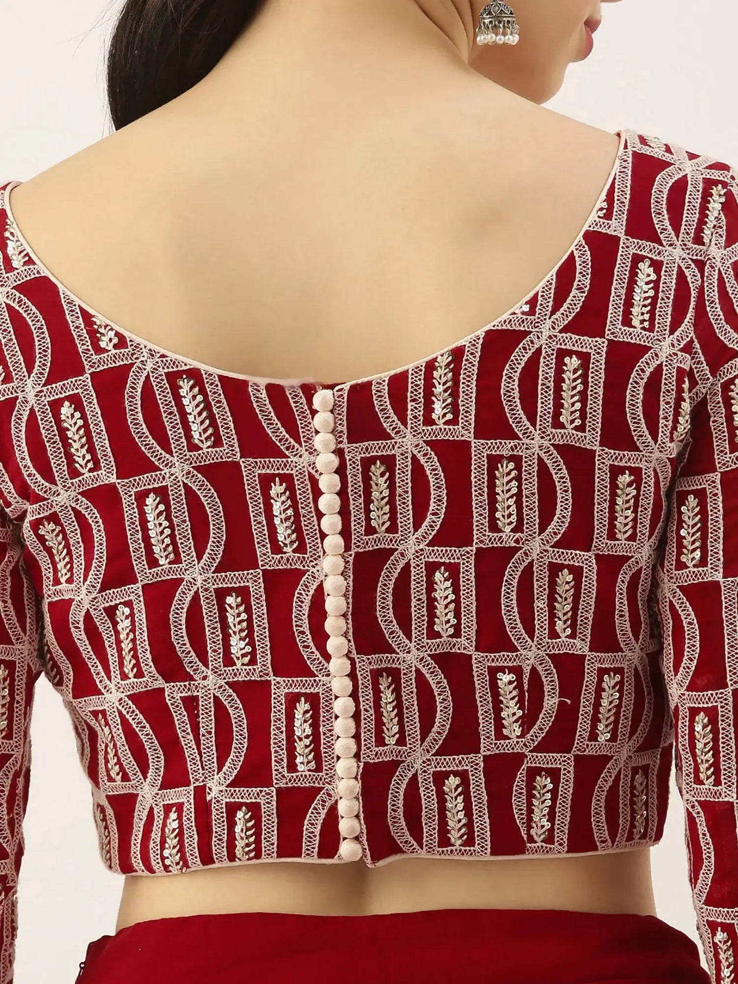 Wonderful Red Georgette Event Wear Lehenga With Embroidered Choli - Zeel Clothing