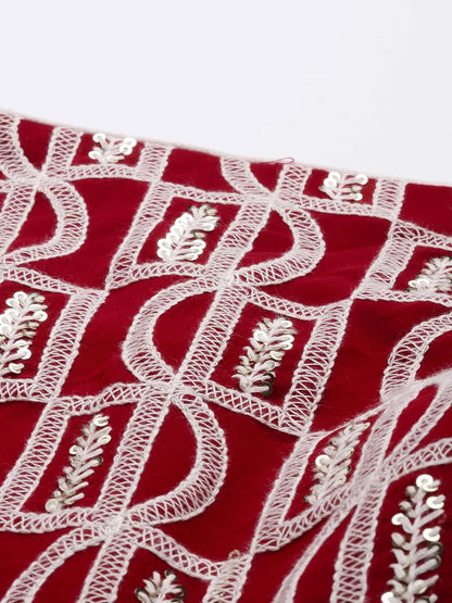 Wonderful Red Georgette Event Wear Lehenga With Embroidered Choli - Zeel Clothing